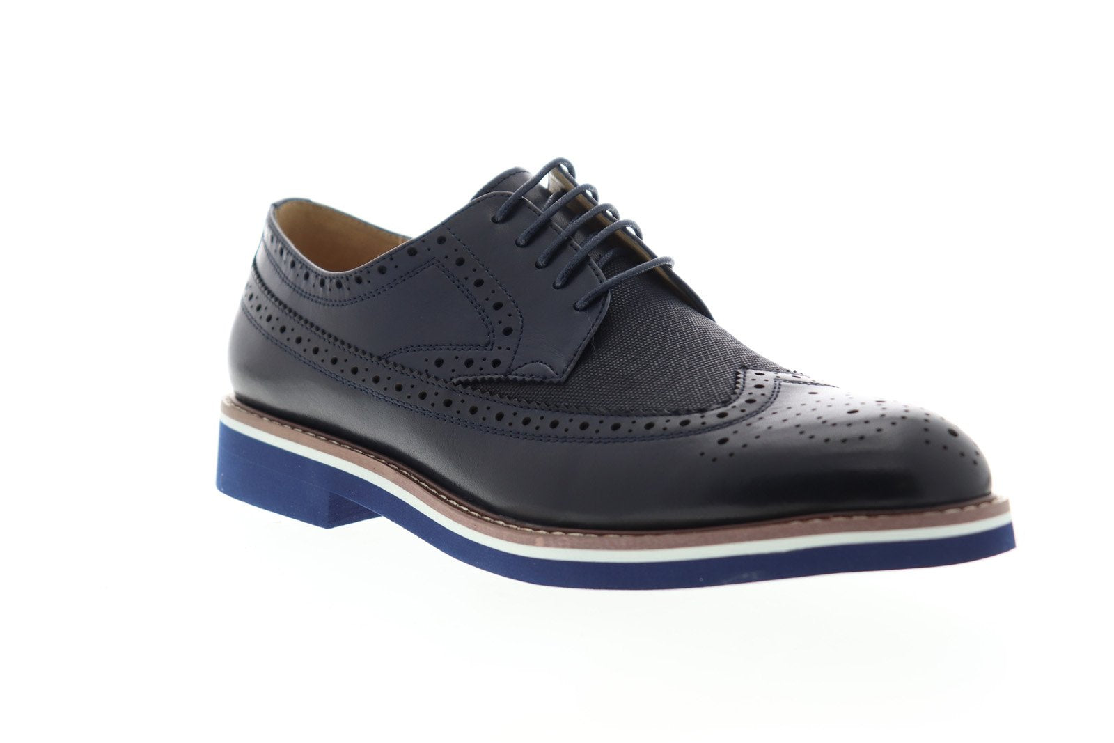Grayish blue English Laundry leather shoes Thomas Dress Shoe // Navy (US: 11) - English Laundry - Touch  main image 2