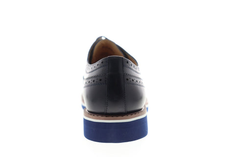 English Laundry Balham ELC2043 Mens Blue Leather Dress Lace Up Oxfords Shoes