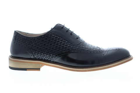 English Laundry Joseph ELC2174 Mens Black Leather Dress Lace Up Oxfords Shoes