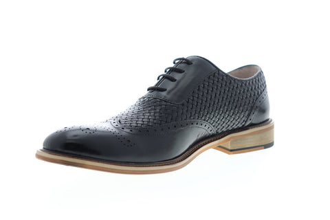 English Laundry Joseph ELC2174 Mens Black Leather Dress Lace Up Oxfords Shoes