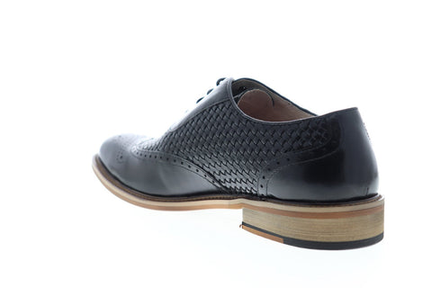 English Laundry Joseph ELC2174 Mens Black Leather Dress Lace Up Oxfords Shoes