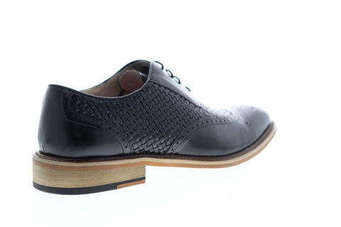 English Laundry Joseph ELC2174 Mens Black Leather Dress Lace Up Oxfords Shoes