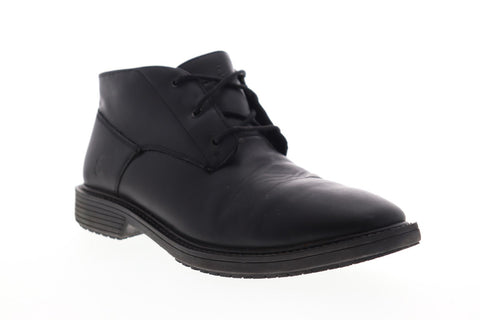 Emeril Lagasse Ward Smooth ELMWARDV-001 Mens Black Leather Casual Dress Boots Shoes