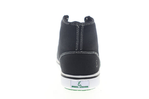 Emeril Lagasse Read Canvas Womens Black Canvas High Top Sneakers Shoes