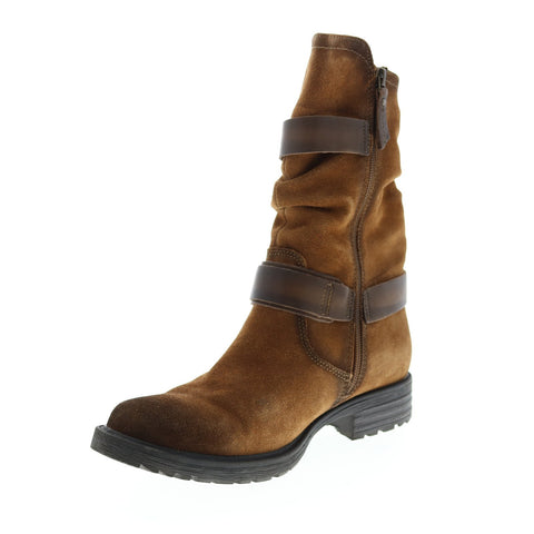 Earth Inc. Everwood Suede Mid Boot Womens Brown Suede Mid Calf Boots