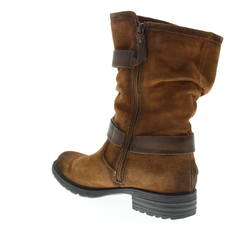 Earth Inc. Everwood Suede Mid Boot Womens Brown Suede Mid Calf Boots