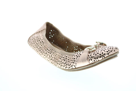 Me Too Luna Perf Ballerina EG27720-RSGLD Womens Pink Ballet Flats Shoes