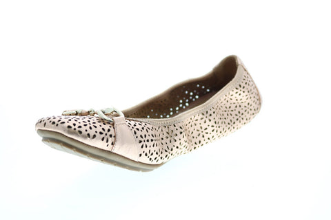 Me Too Luna Perf Ballerina EG27720-RSGLD Womens Pink Ballet Flats Shoes