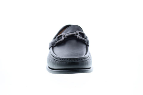 Bruno Magli Enzo Mens Black Leather Penny Slip On Loafers Shoes