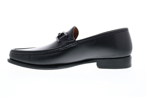 Bruno Magli Enzo Mens Black Leather Penny Slip On Loafers Shoes