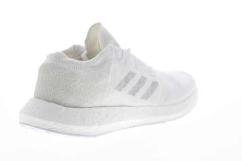 Adidas Pureboost Go Mens White Textile Low Top Lace Up Sneakers Shoes