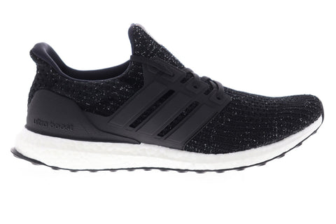 Adidas Ultra Boost F36153 Mens Black Canvas Lace Up Athletic Running Shoes