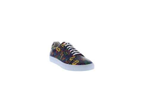 French Connection Rocket FC7191L Mens Blue Leather Lifestyle Sneakers Shoes