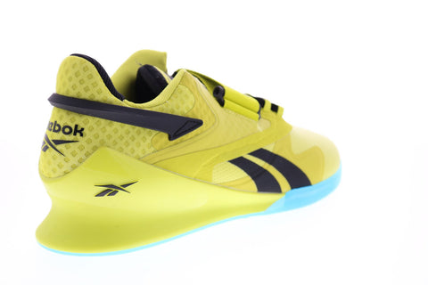 Reebok Legacy Lifter II FU9461 Mens Yellow Athletic Weightlifting Shoes