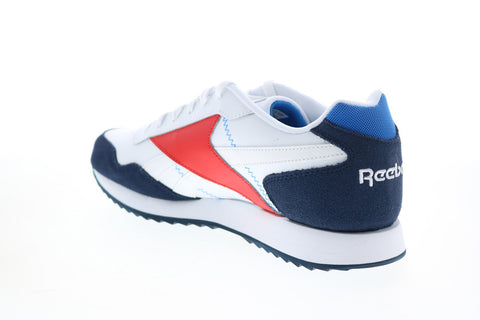 Reebok Classic Harman Run Ripple FV0230 Mens White Leather Lifestyle Sneakers Shoes