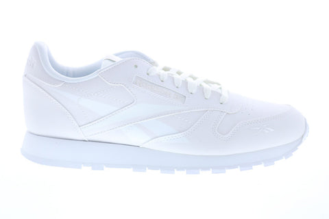 Reebok Classic Leather FV2107 Mens White Lace Up Lifestyle Sneakers Shoes