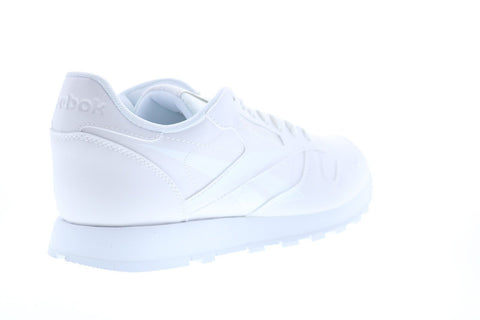 Reebok Classic Leather FV2107 Mens White Lace Up Lifestyle Sneakers Shoes