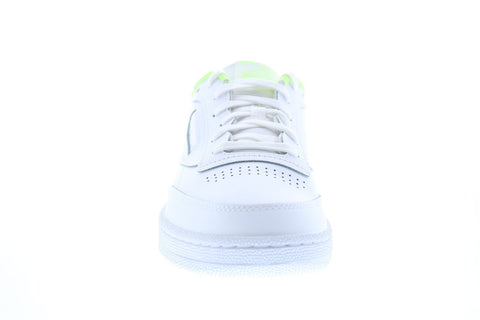 Reebok Club C 85 FV2139 Mens White Leather Lace Up Lifestyle Sneakers Shoes