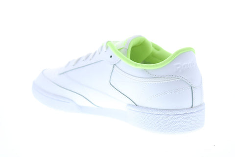 Reebok Club C 85 FV2139 Mens White Leather Lace Up Lifestyle Sneakers Shoes