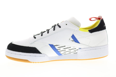 Reebok Club C Ree DUX FV3208 Mens White Leather Lace Up Lifestyle Sneakers Shoes