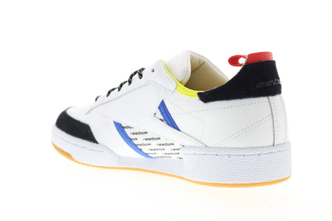 Reebok Club C Ree DUX FV3208 Mens White Leather Lace Up Lifestyle Sneakers Shoes