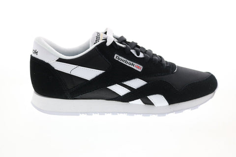 Reebok Classic Nylon FV4506 Womens Black Nylon Lifestyle Sneakers Shoes
