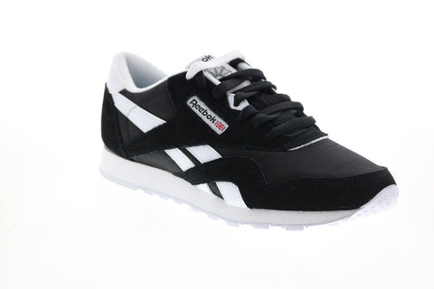 Reebok Classic Nylon FV4506 Womens Black Nylon Lifestyle Sneakers Shoes