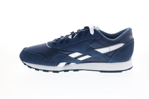 Reebok Classic Nylon FV4508 Womens Blue Nylon Lifestyle Sneakers Shoes