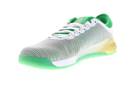 Reebok Nano 9 FV6074 Mens White Nylon Lace Up Athletic Cross Training Shoes