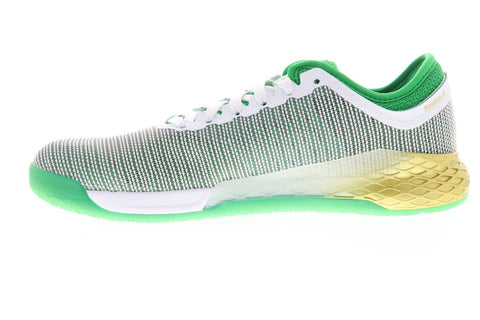 Reebok Nano 9 FV6074 Mens White Nylon Lace Up Athletic Cross Training Shoes