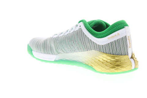 Reebok Nano 9 FV6074 Mens White Nylon Lace Up Athletic Cross Training Shoes