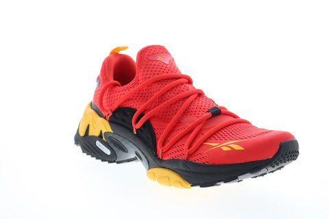 Reebok Trideca 200 FV9293 Mens Red Canvas Lace Up Athletic Running Shoes