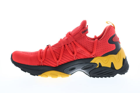 Reebok Trideca 200 FV9293 Mens Red Canvas Lace Up Athletic Running Shoes