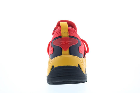 Reebok Trideca 200 FV9293 Mens Red Canvas Lace Up Athletic Running Shoes