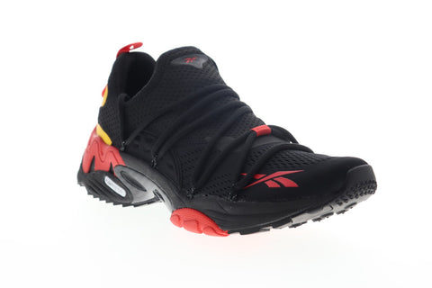 Reebok Trideca 200 FV9294 Mens Black Canvas Lace Up Athletic Running Shoes