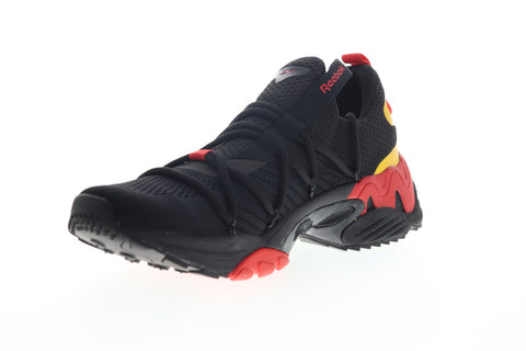 Reebok Trideca 200 FV9294 Mens Black Canvas Lace Up Athletic Running Shoes