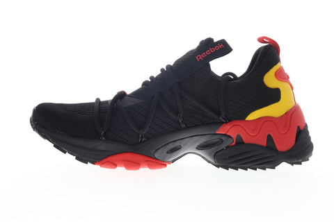 Reebok Trideca 200 FV9294 Mens Black Canvas Lace Up Athletic Running Shoes