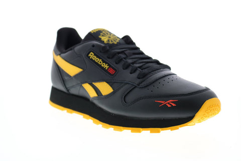 Reebok Classic Leather MU FW2266 Mens Black Lifestyle Sneakers Shoes