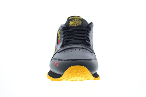 Reebok Classic Leather MU FW2266 Mens Black Lifestyle Sneakers Shoes