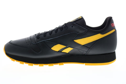 Reebok Classic Leather MU FW2266 Mens Black Lifestyle Sneakers Shoes