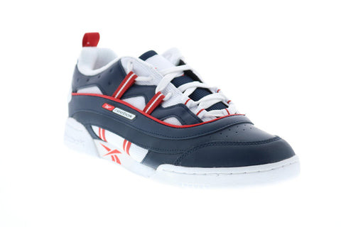 Reebok Workout Plus Rc 1.0 FW2557 Mens Blue Leather Lifestyle Sneakers