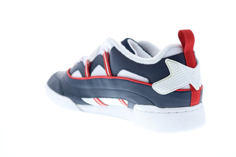 Reebok Workout Plus Rc 1.0 FW2557 Mens Blue Leather Lifestyle Sneakers