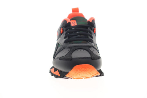 Reebok Classic Leather RC 1.0 FW2567 Mens Black Leather Low Top Sneakers Shoes