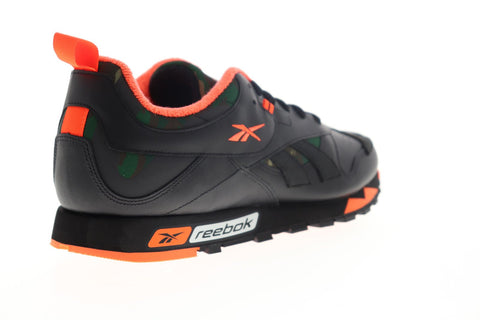 Reebok Classic Leather RC 1.0 FW2567 Mens Black Leather Low Top Sneakers Shoes