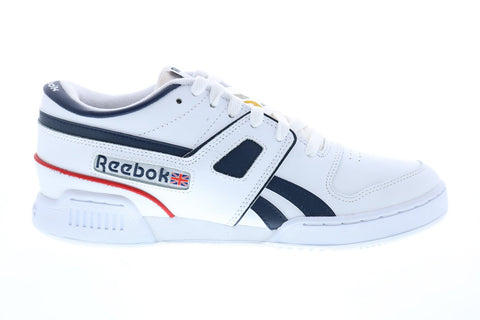 Reebok Pro Workout LO MU FW3385 Mens White Leather Lifestyle Sneakers Shoes