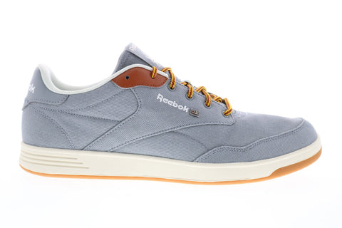 Reebok Club Memt Canvas FW3391 Mens Gray Lace Up Lifestyle Sneakers Shoes