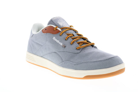 Reebok Club Memt Canvas FW3391 Mens Gray Lace Up Lifestyle Sneakers Shoes