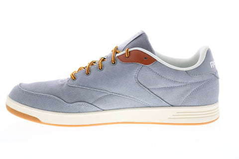 Reebok Club Memt Canvas FW3391 Mens Gray Lace Up Lifestyle Sneakers Shoes