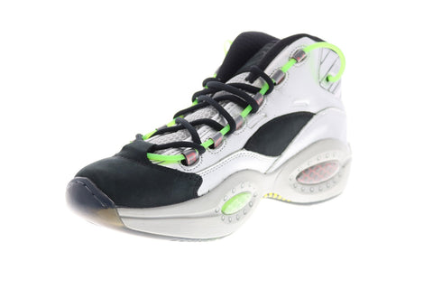 Reebok Question Mid Minions The Rise of Gru Mens Silver Athletic Shoes