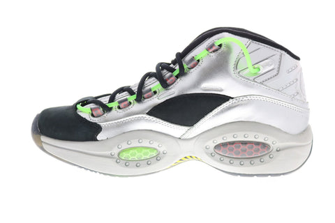 Reebok Question Mid Minions The Rise of Gru Mens Silver Athletic Shoes